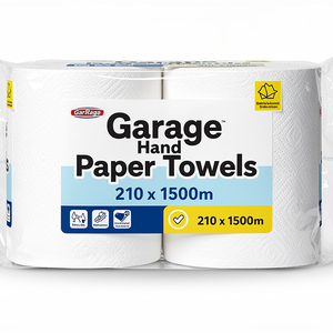 Garage Hand Paper Towels (210 x 1500m) (210 x 1500m) - Premium Quality South African Product