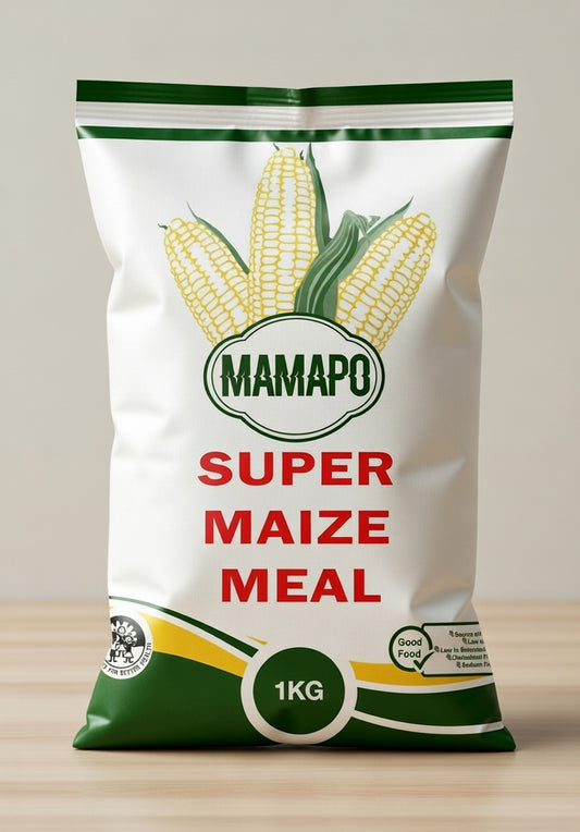 Mamapo Super Maize Meal 1kg - Premium Quality South African Product