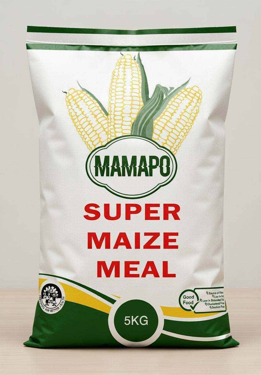 Mamapo Super Maize Meal 5kg - Premium Quality South African Product