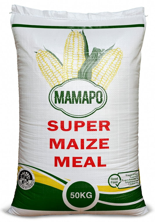 Mamapo Super Maize Meal 50kg - Premium Quality South African Product